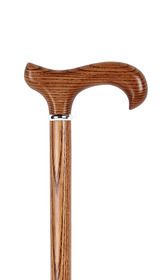 Brown Ash Derby Handle Stick