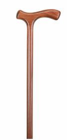 Brown Beech Extra Long Crutch Handle Stick
