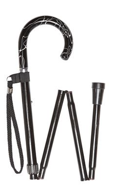 Metallic Black Folding Stick