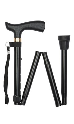 Black Economy Short Folding Stick