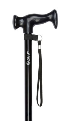 Black Escort Extra Strong &amp; Long Crutch Handle Stick