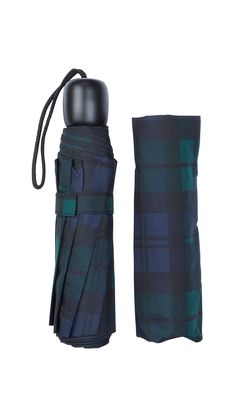 Black Watch Tartan Mini Folding Umbrella