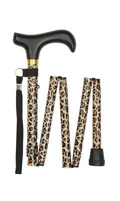 Leopard Pattern Folding Stick