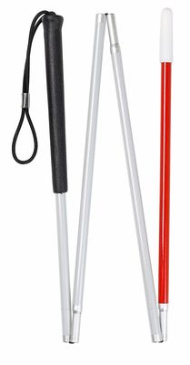 White &amp; Red Folding Guide Stick