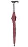 Burgundy Tartan Walking Stick Umbrella Thumbnail