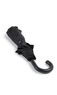 Black Crook Handle Mini Folding Umbrella Thumbnail