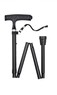 Black Folding Stick With Built-In Torch Thumbnail