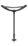 Black Leather Shooting Stick With Black Shaft Thumbnail
