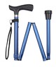 Blue Economy Crutch Handle Folding Stick Thumbnail