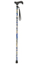 Mini Blue Morris Pattern Folding Stick Thumbnail