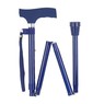 Blue Silicone Crutch Handle Folding Stick Thumbnail