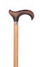 Natural Brown Extra Strong &amp; Long Derby Handle Stick Thumbnail