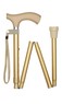 Gold Crutch Handle Folding Stick Thumbnail