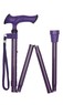 Purple Ergonomic Handle Folding Stick Thumbnail