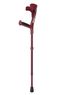 Red Comfy Grip Handle Adjustable Crutch Thumbnail