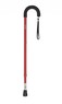 Red Crook Handle Adjustable Stick Thumbnail