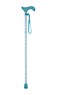 Turquoise Floral Pattern Folding Stick Thumbnail