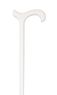 White Derby Handle Stick Thumbnail