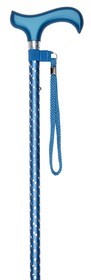 Blue Engraved Elegant Adjustable Stick