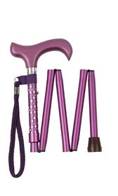 Elegant Purple Folding Stick