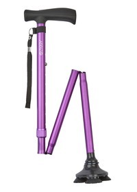Purple Tribase Folding Stick