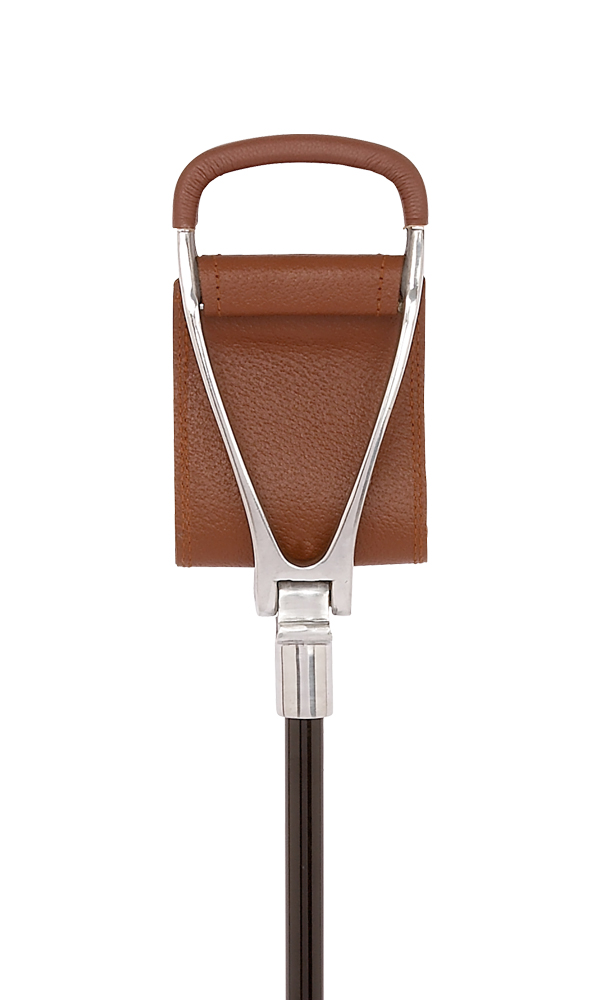 Shooting/Walking Stick Leather/Tartan Seat Metal Stem for Waterproof use 